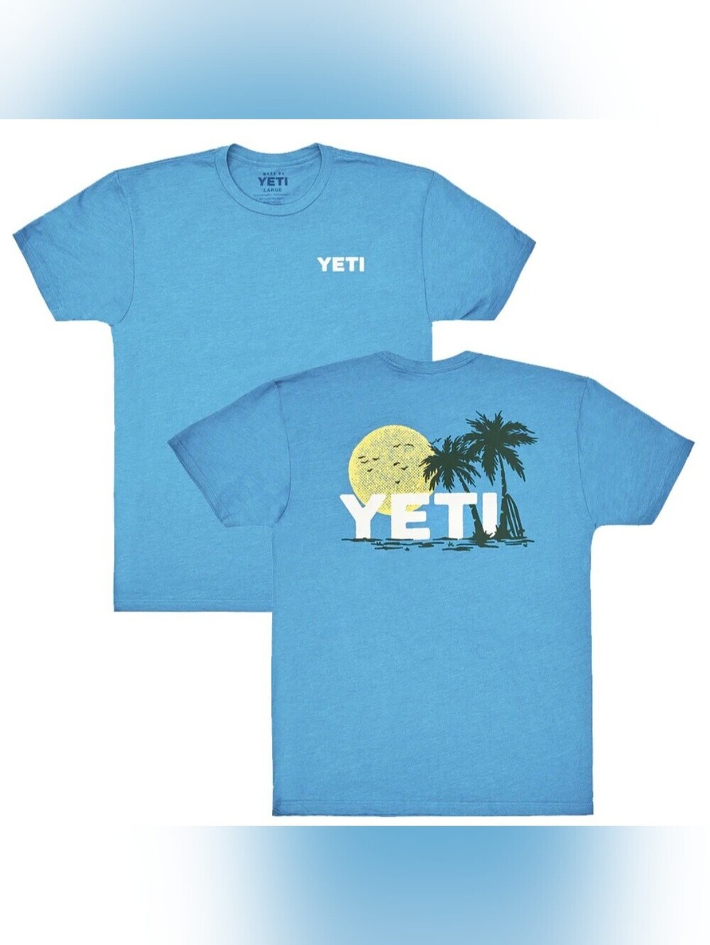 Yeti Surf Sunset Short Sleeve T-Shirt, Size XL